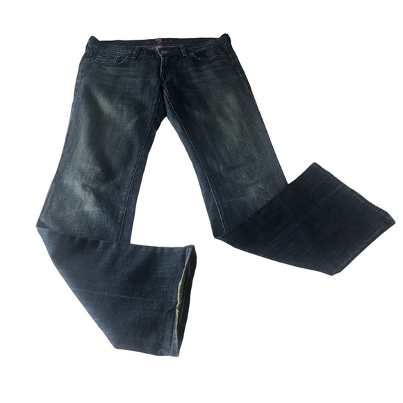 7 For All Mankind Womens jeans 30 Bootcut mid rise Blue Denim Casual Pants